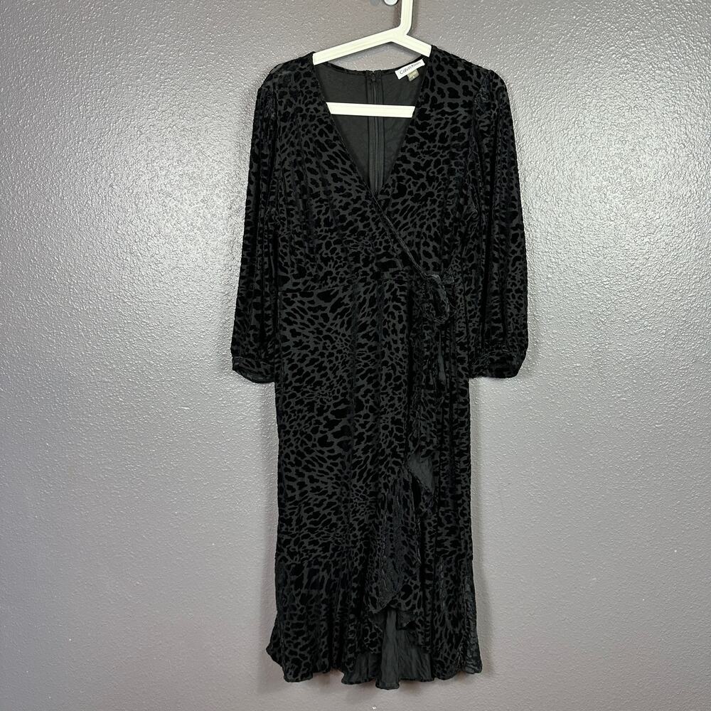 Elegant Black Wrap Dress